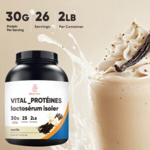 Vital  Protéines Lactosérum Isoler (Vanille)