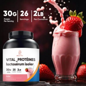 Vital Protéines Lactosérum Isoler - Saveur Fraise