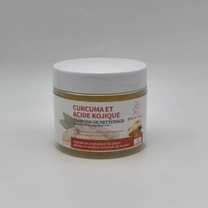 Curcuma et Acide Kojique – Tampons de Nettoyage (50 coussinets)