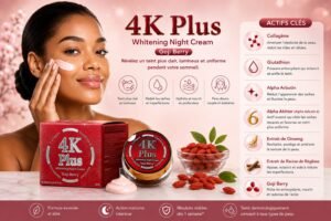 4K Plus Crème de nuit éclaircissante Baie de Goji
